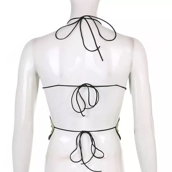 Monarch Rainbow Boho Strapy Brami Cami In Multicolor - Picture 6 of 7